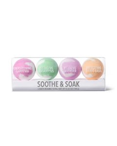 Soothe  Soak Bath Bomb Gift Set - 4pc