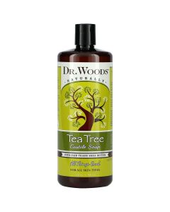 Dr. Woods Shea Vision Pure Castile Soap, Tea Tree, 32 Oz"