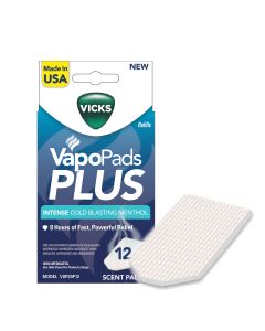 Vicks Vapo Pads Plus, Sinus or Allergy Relief, 12 Pack, VSP29P12"