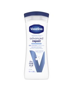 Vaseline Intensive Care Advanced Repair Body Lotion for Dry Skin Unscented, 10 oz"