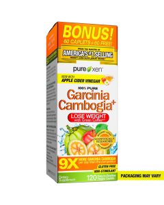 100% Garcinia Cambogia Weight Loss Supplements with Green Coffee Extract, Caffeine Free, Gluten Free, 100 Veggie Tablets"