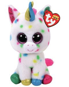 TY Beanie Boos - HARMOINE the Unicorn (Glitter Eyes) (Regular Size - 6 in)