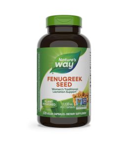 Walmart Title: Nature's Way Fenugreek Seed, Traditional Female Lactation Support*, 1,130 mg Per Serving, 320 Count"