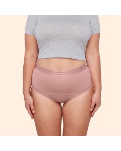 Thinx For All Leaks Light Absorbency Hi-Waist Bladder Leak Underwear, Small, Desert Rose"