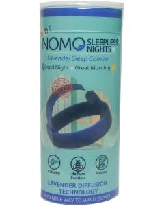 No Mo Sleepless Nights Natural Sleep Remedy for Kids| Sleep Wristband for Children| Lavender Essential Oil| Natural Melatonin Free Sleep Aid Zzz| Night Terrors Children Relief| 2 Pack Sleep Bracelet