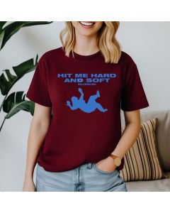 Graphic tees shirts 1971 USTEE UNISEX ,HIT ME HARD AND SOFT BILLIEEILISH, T-Shirt Beautiful, Top Trending."