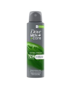 Dove Men+Care Extra Fresh Long Lasting Antiperspirant Deodorant Dry Spray, Citrus, 3.8 oz"