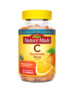 Nature Made Vitamin C Gummies - Tangerine 250 mg 80 Gummies