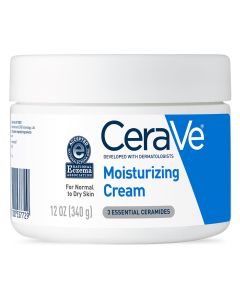 CeraVe Moisturizing Cream, Face Moisturizer & Body Lotion for Normal to Very Dry Skin, 12 oz"