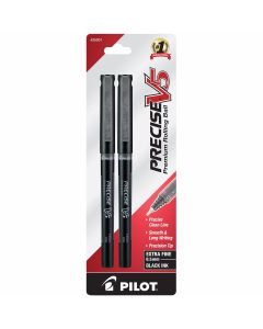 Pilot Precise V5 Premium Rolling Ball Stick Pens, Extra Fine Point, 2 Count"