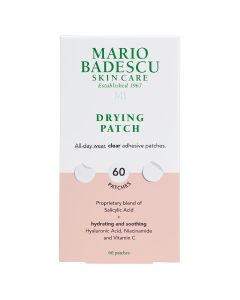 Mario Badescu Drying Patch Clear Invisible Day or Night Dots Blemish Whiteheads, 60 Piece"