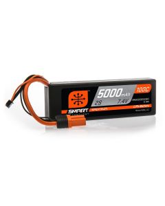 Spektrum 7.4V 5000mAh 2S 100C Fits Smart Hardcase LiPo Battery IC5