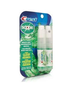 Crest Scope Long Lasting Mint Breath Mist, 0.24 fl oz, 2 ct"