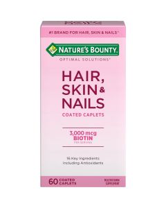 Nature's Bounty Hair, Skin & Nails Coated Caplets 60 Cplts"