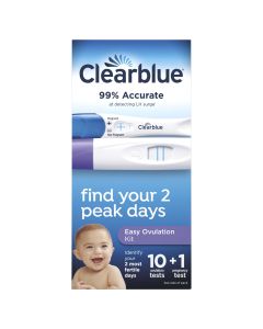 Clearblue Ovulation Complete Starter Kit, 10 Ovulation Tests and 1 Pregnancy Test"