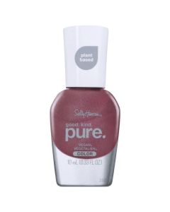 Sally Hansen Good.Kind.Pure. Vegan Nail Polish, Pink Sapphire, 0.33 oz, Vegan Nail Polish, Nail Polish, Clean Nail Polish, Plant Based"