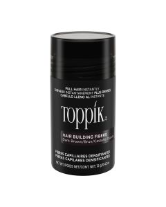 Toppik Hair Building Fibers, Dark Brown Hair Fibers, Hair Thickener for Thinning Hair, Hair Care to Create the Appearance of Thicker Hair, 0.42 oz Bottle"