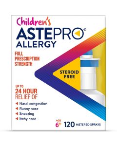 Children's Astepro Allergy Medicine, Steroid Free Antihistamine Nasal Spray, 120 Metered Sprays"