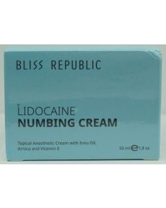 Bliss Republic Extra Strength Numbing Cream 5% Topical Anesthetic Vitamin E NEW