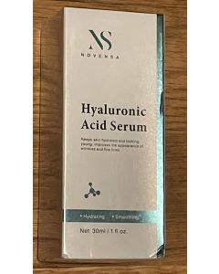 Novensa Anti Aging Hyaluronic Hydrating Acid Serum for Face, Reduce Wrinkles