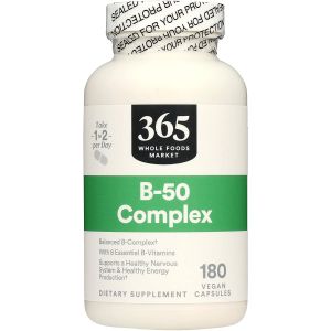 365 by Whole Foods Market, Supplements - Vitamins, B-50 Complex, 180 Count"