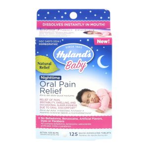 Hyland's Naturals Baby Nighttime Oral Pain Relief, 125 tablets"