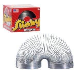 The Original Slinky Walking Spring Toy, Metal Slinky, Fidget Toys, Kids Toys for Ages 5 up"