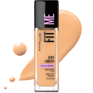 Maybelline Fit Me Dewy and Smooth Liquid Foundation, SPF 18, 230 Natural Buff, 1 fl oz"