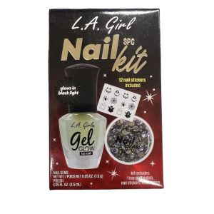 L.A. Girl 3 Piece Nail Kit, G97897 Creepy Cute"