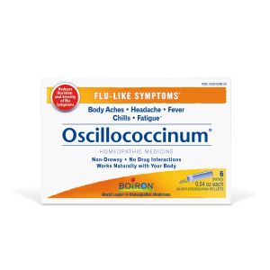 Boiron Oscillococcinum Unit Dose, Homeopathic Medicine for Flu-Like Symptoms, 6 Doses"