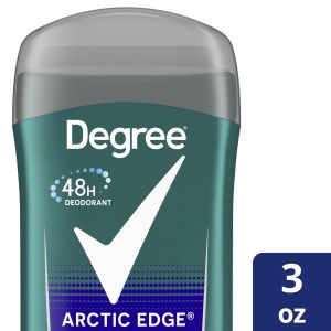 Degree Original Men's Deodorant 48-Hour Odor Protection Sensitive Skin, Arctic Edge, 3 oz"