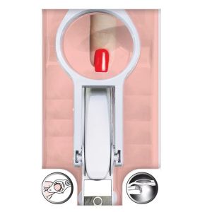 About Beauty Made in Japan Nail Clipper with 3X Magnifier LED Light Japanese