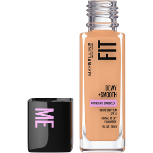 Maybelline Fit Me Dewy and Smooth Liquid Foundation, SPF 18, 310 Sun Beige, 1 fl oz"