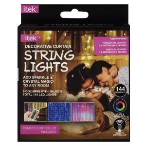 Itek Decorative Curtain String Lights