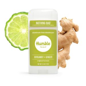 Humble Brands Original Formula Aluminum Free Deodorant Bergamot & Ginger, 2.5oz"