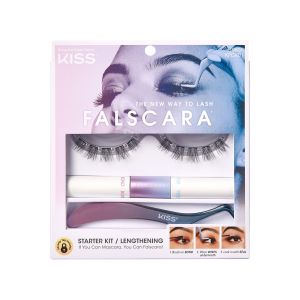 FALSCARA Complete DIY Eyelash Extensions Starter Kit, Lengthening Wisps, 12 Ct."