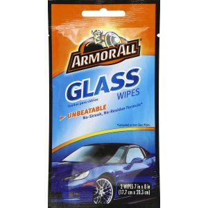 Armor All Glass Wipes, 2 Count"