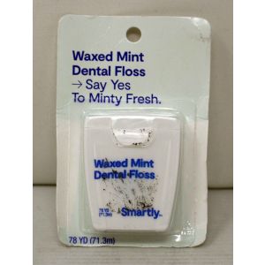 Smartly Waxed Mint Dental Floss 78 YD