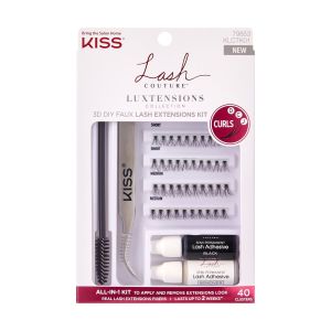 KISS Lash Couture Luxtension, False Eyelashes, Lash Extension Kit, 12 mm, 40 Wisps"