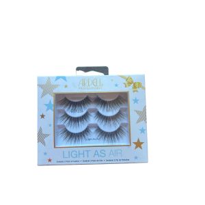 Ardell Light As Air False Lashes - 3 Pair Pack, Ultra-Lightweight, Natural Look, Easy to Apply"