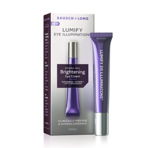 LUMIFY Eye Illuminations Hydra-Gel Under Eye Cream, with Hyaluronic Acid & Vitamin C, 0.5 OZ"