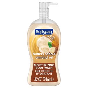 Softsoap Moisturizing Body Wash Pump, Shea and Almond Oil - 32 Fluid Ounce Pump, Adult, All Skin Types"