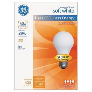 GE energy-efficient soft white 29 watt A19 2-pack