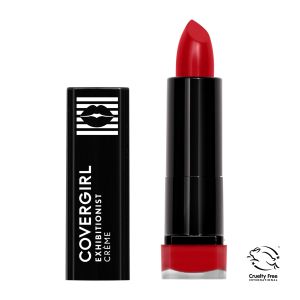 COVERGIRL Exhibitionist Cream Lipstick, 510 Real Red, 0.12 oz"