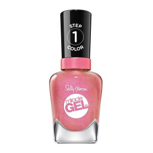 Sally Hansen Miracle Gel Nail Color, Eternally Grapefruit, 0.5 fl oz, At Home Gel Nail Polish, Gel Nail Polish, No UV Lamp Needed, Long Lasting, Chip Resistant"