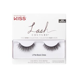 KISS USA Lash Couture False Eyelashes, Little Black Dress, Adult"