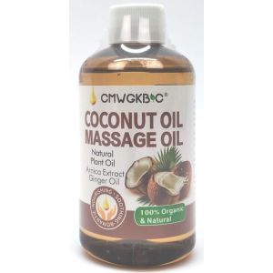 Coconut Massage Oil 100% Organic Natural Plant Arnica Extract Ginger 200ML