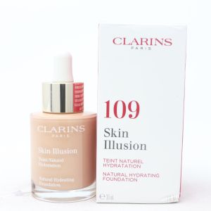 Clarins Skin Illusion Foundation 109 Wheat 1oz/30ml New With Box