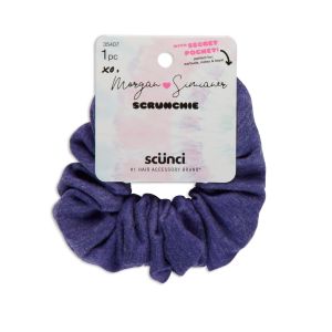 Scunci Morgan Simianer xo Secret Pocket Scrunchie, Blue, 1-Piece"