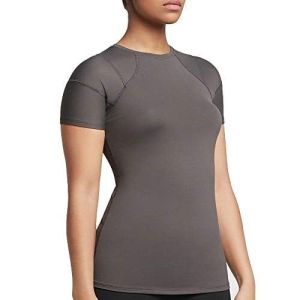 Tommie Copper Women's Pro-Grade Shoulder Centric Support Shirt, Slate Grey, Large"